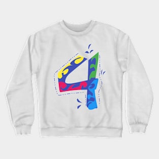 Number 4 Crewneck Sweatshirt